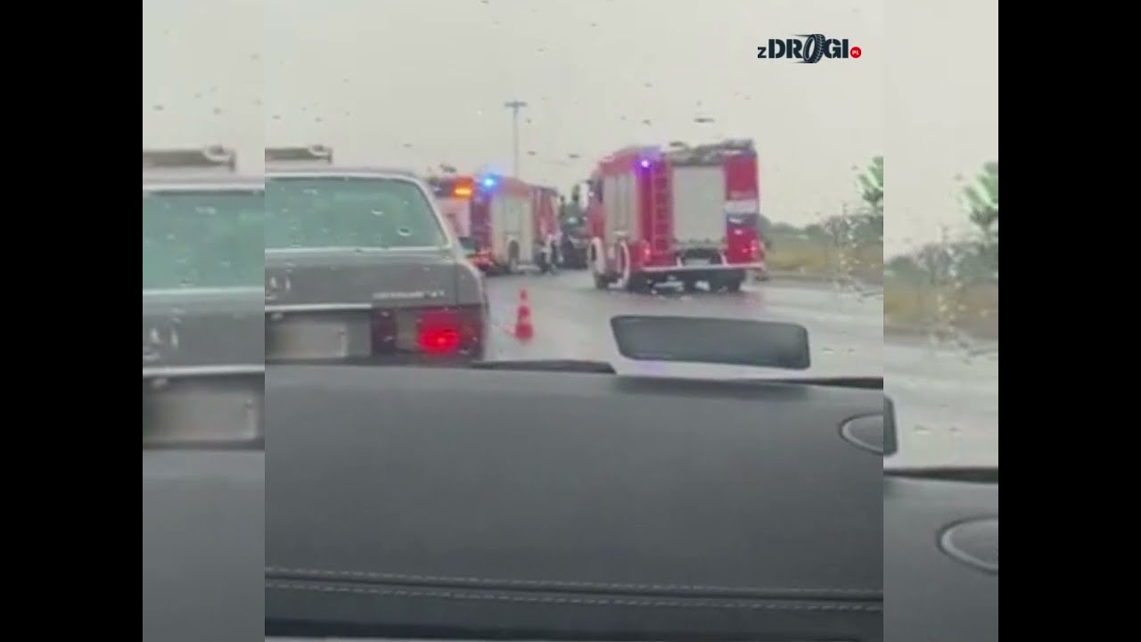 WYPADEK Porsche Panamera - ku przestrodze
