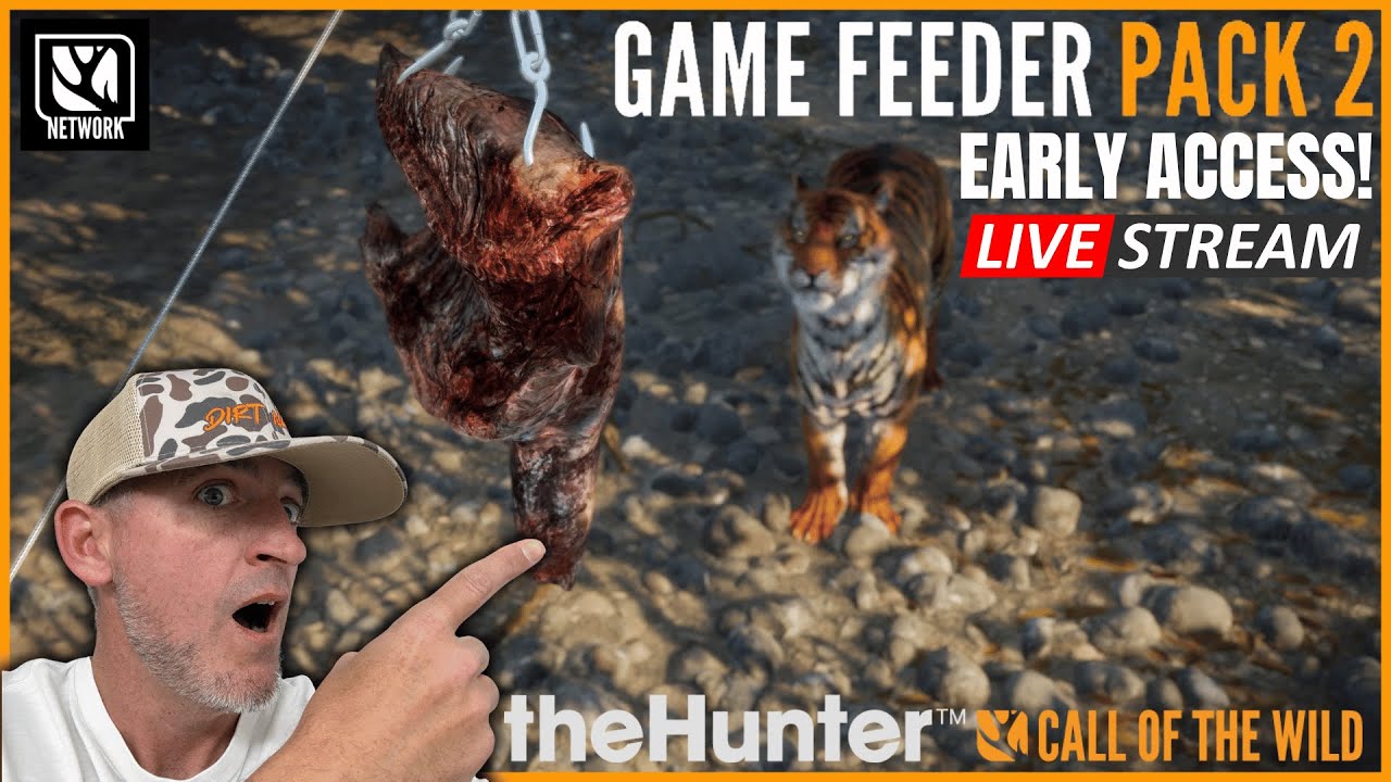 LIVE 🔴 New Feeder Pack 2 Early Access! Testing EVERY Feeder in theHunter: Call of the Wild