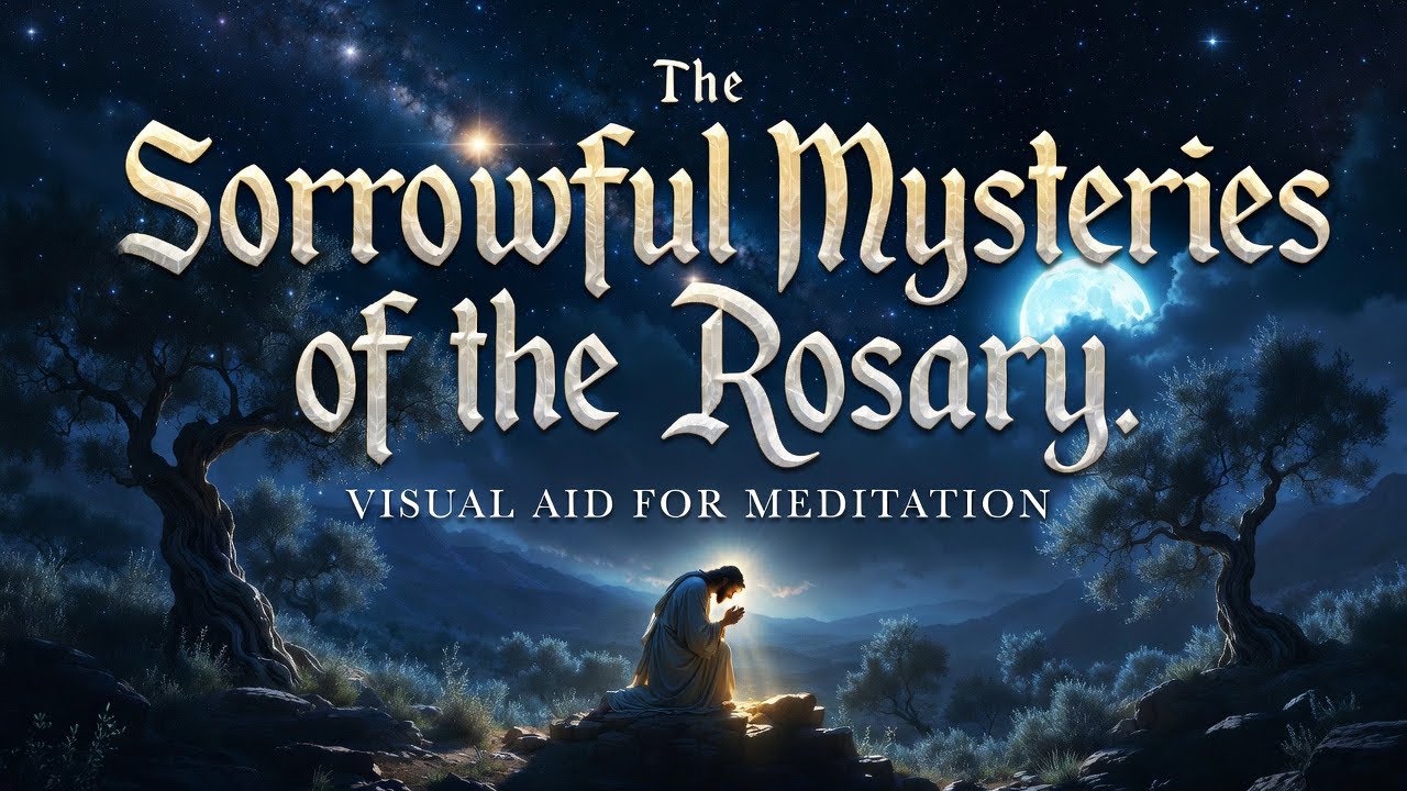 The Sorrowful Mysteries of the Rosary ￼| Visual Aid for Meditation