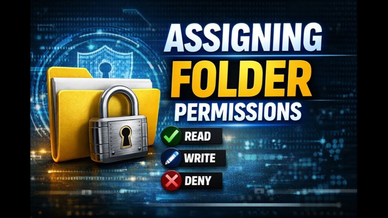 Assigning Permissions to Folders | CompTIA Security+ (SY0-701) Exam Prep