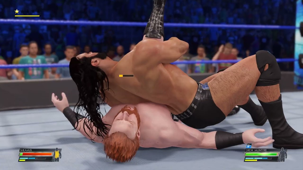 WWE 2K22 Drew McIntyre vs Sheamus Smackdown 4K