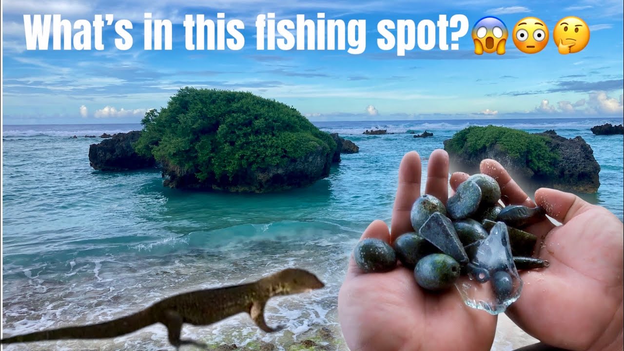 Fishing spot TREASURES | Fishing weight Retrieval | Guam Fishing