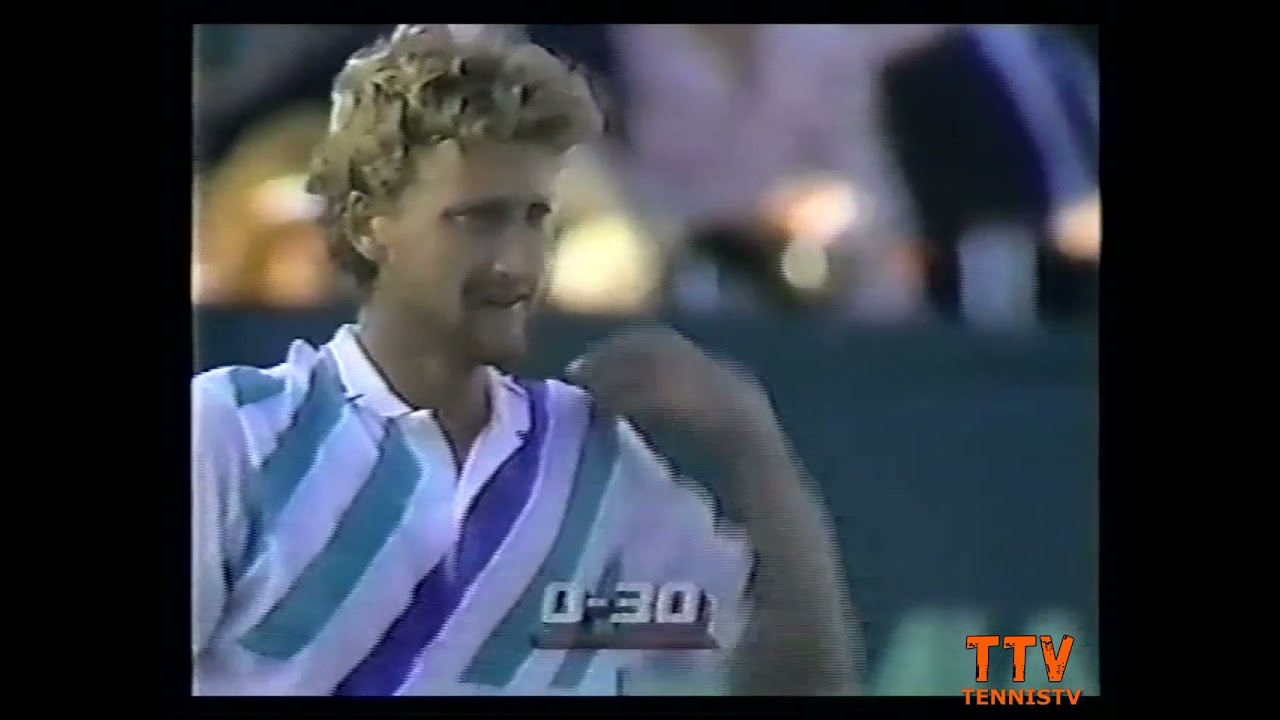 Miloslav Mecir  v. Ivan Lendl 🔥 Key Biscayne 1987