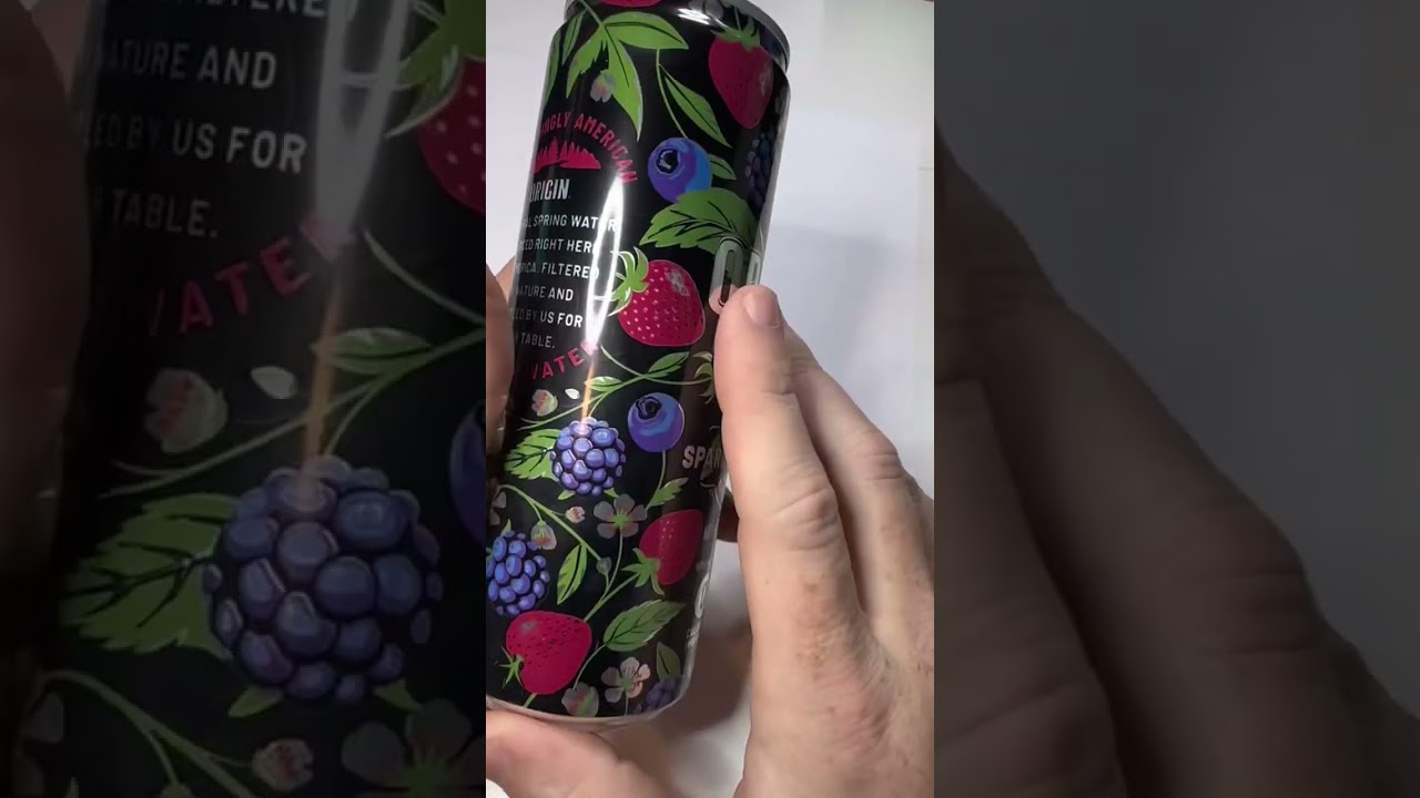 ORIGIN Sparkling Berry Flavored Spring Water
