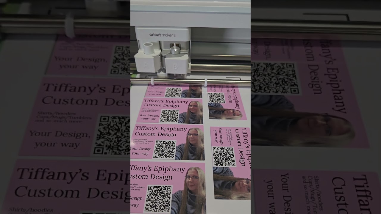 How I make Business Cards with my Cricut