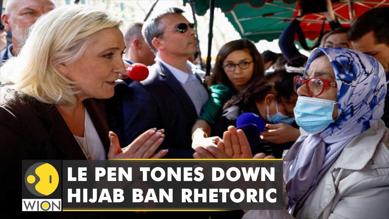 French Presidential election 2022: Le Pen tones down Hijab ban rhetoric | World English News | WION