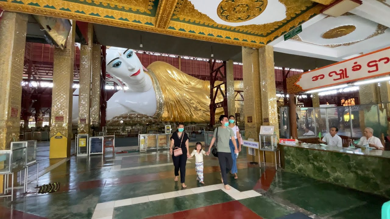 🇲🇲 Myanmar Travelogue - Let’s Visit A Great Reclining Buddha Pagoda - Chaukhtatgyi Pagoda Yangon