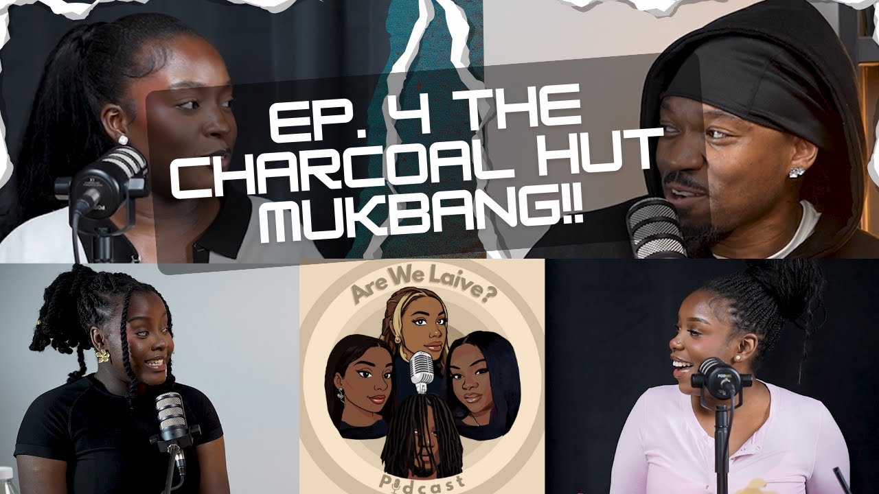 ARE WE LAIVE Ep. 4 THE CHARCOAL HUT MUKBANG | African food | Gender Roles | Life in Africa