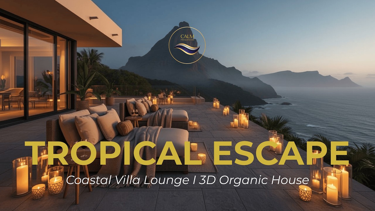 TROPICAL ELEVATION – Coastal Villa Lounge | 3D Organic House & Warm Percussion