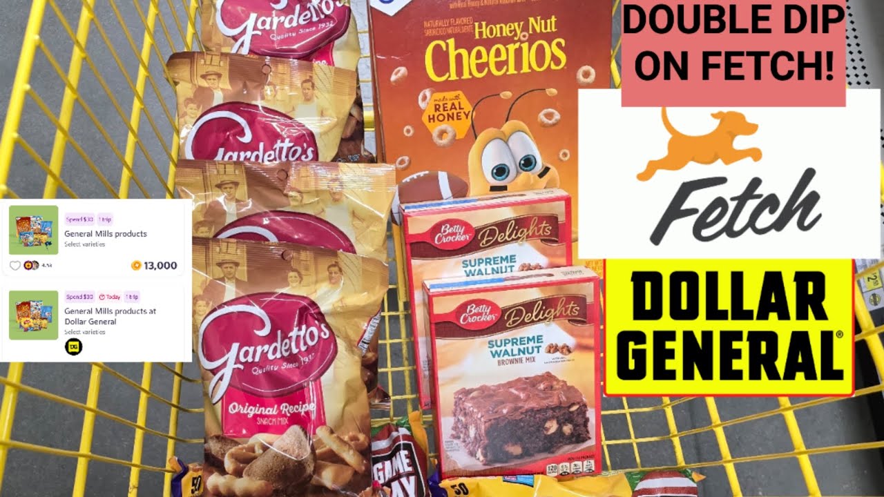 DOLLAR GENERAL AND FETCH DOUBLE DIP! NO COUPONS NEEDED! GENERAL MILLS BONUS!
