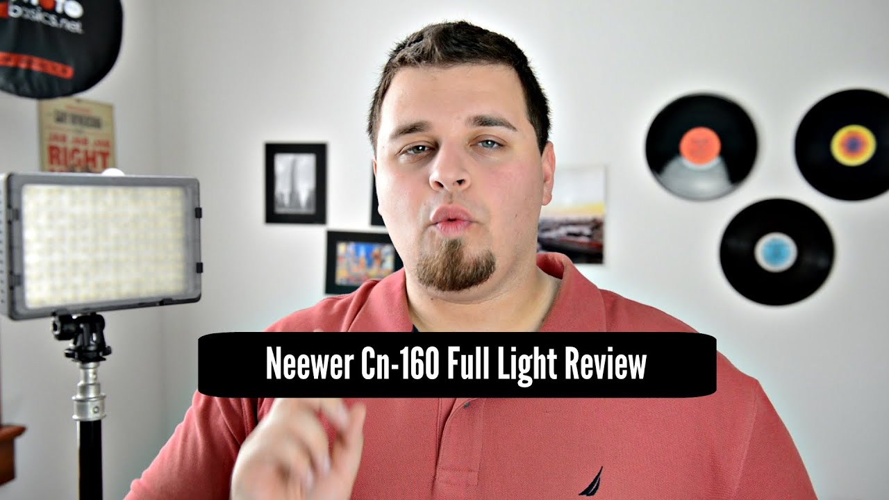 Neewer CN-160 LED Light Full Review W/Test v $200 light!