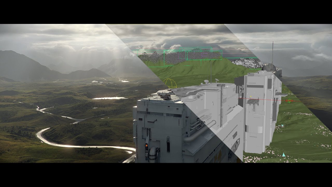 Leaving Gate 53 CG timelapse making of