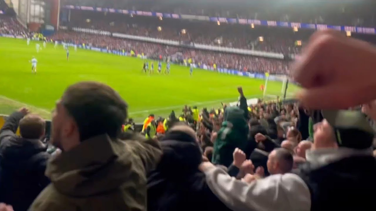 Rio Hatate last minute goal | Celtic Fans go mental | Glasgow Derby 2-2
