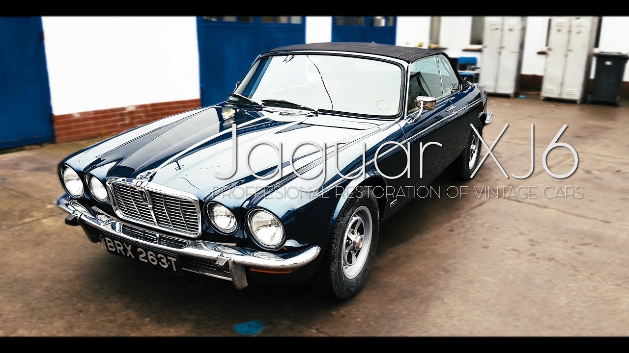 [4K] Proffesional Restoration Jaguar XJ6 oldtimer car POLAND