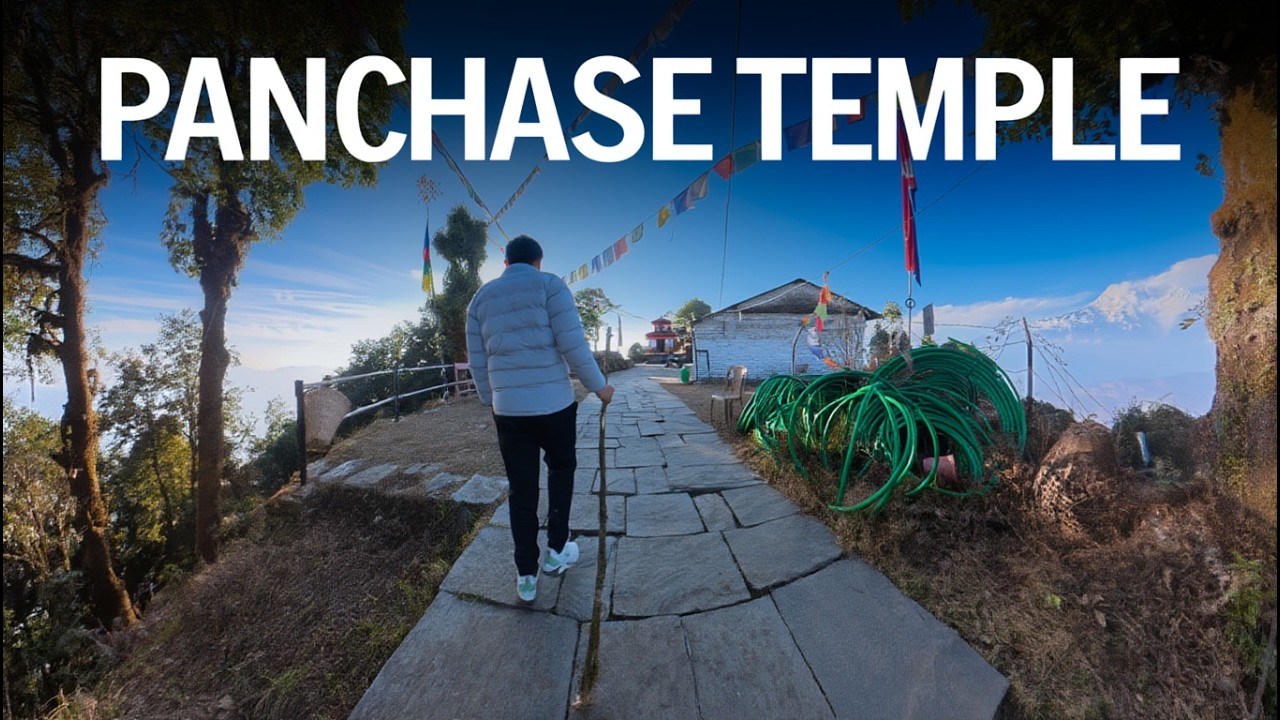 Walking to Panchase Temple After ACL Surgery | Pokhara Spiritual Journey