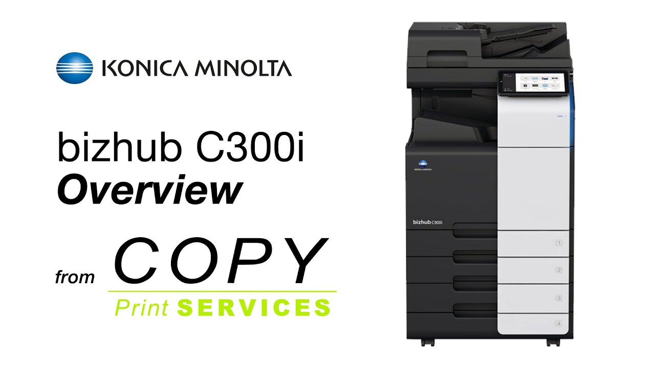 コニカミノルタ bizhub C300i - クイックイントロ