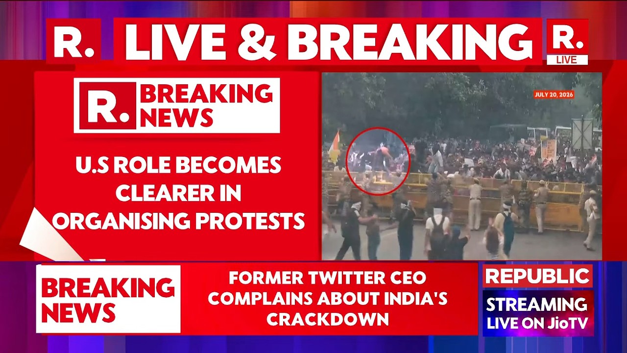 BREAKING LIVE: U.S Role Becomes Clearer In Organising Protesters | CJP | Jantar Mantar Protest