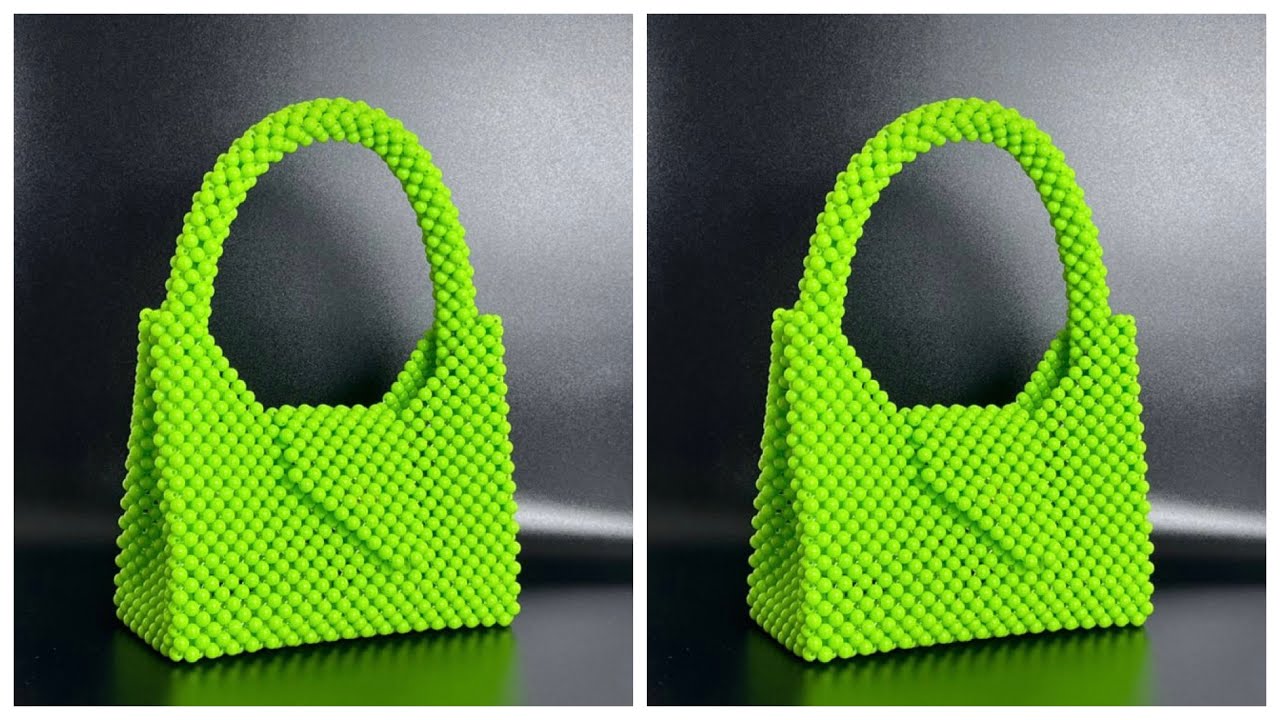 How To Make A Simple Bead Bag//Beginner Friendly