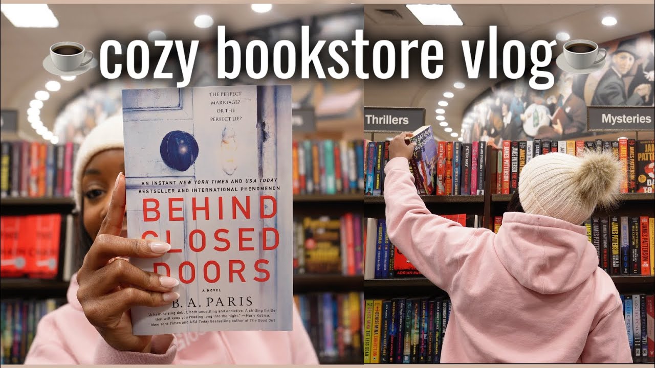 ~cozy~ bookstore vlog☕️ | buying & reading a recommended book! | andreareneeREADSTOO