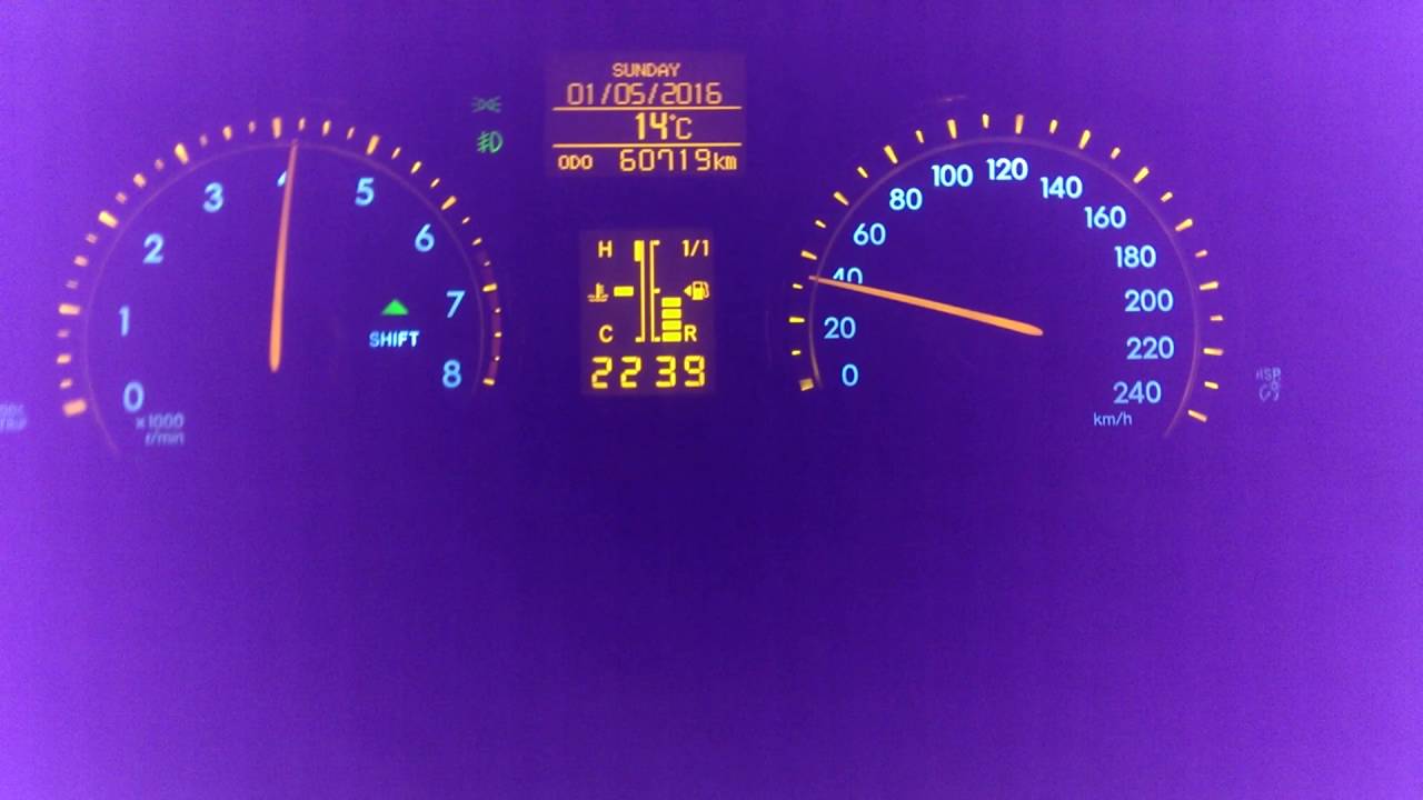 T27 avensis 1.6 132 hp  0-200 km/h speedup