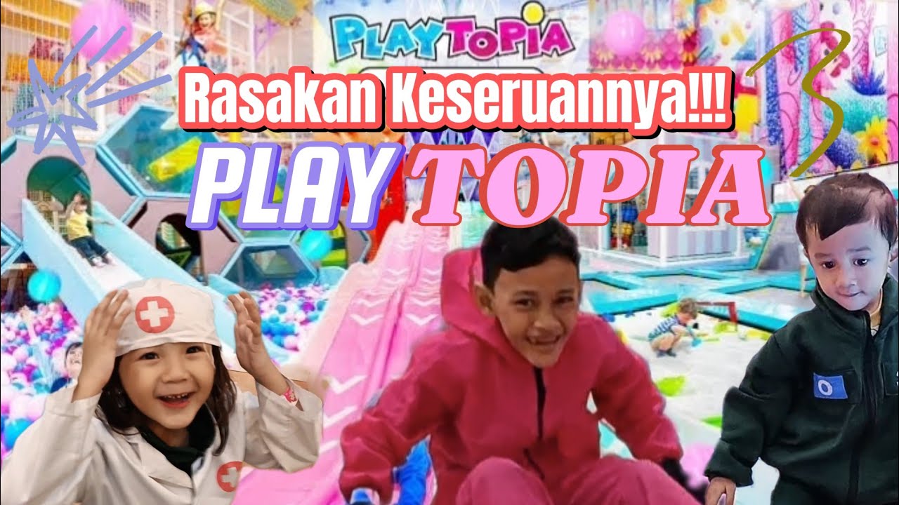 Squid Game Family | Playing in Playtopia - Kota Kasablanka. Seru banget 🥰 #playtopia #vlog #liburan