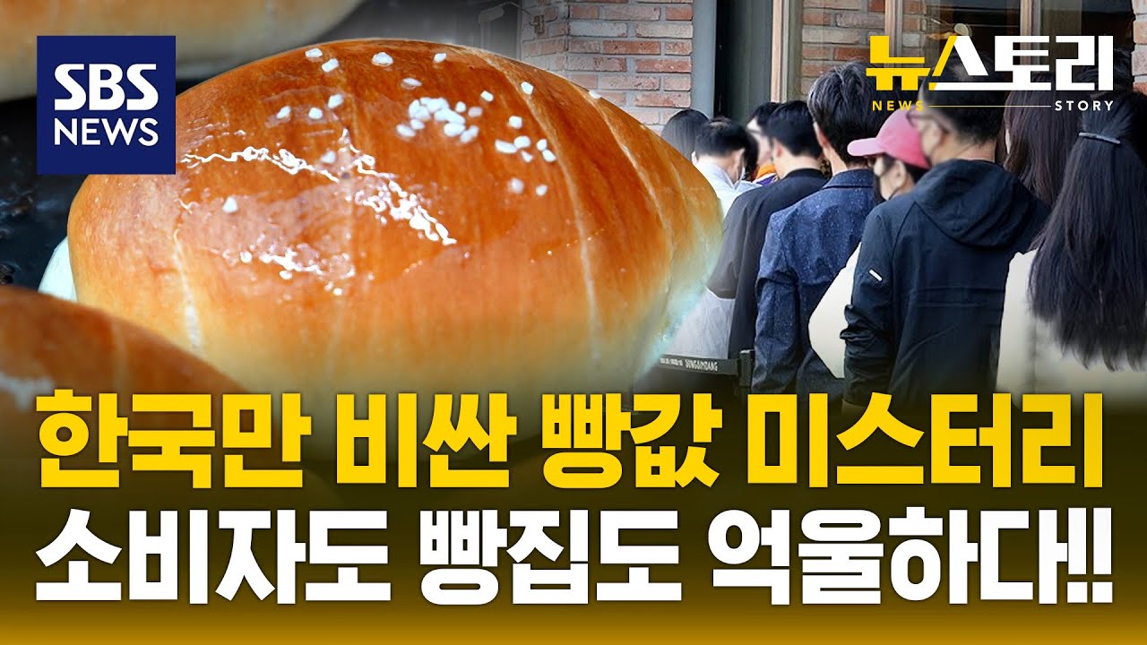 빵플레이션! 진짜 한국 빵만 비싼 지 빵파원이 뉴욕, 파리, 도쿄 빵값과 직접 비교했습니다! | SBS 뉴스토리
