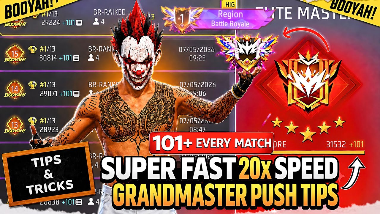 (100% Working ✅) Best Strategy For Solo Rank Push | Rank Push Tips & Tricks | Secret Of Grandmaster