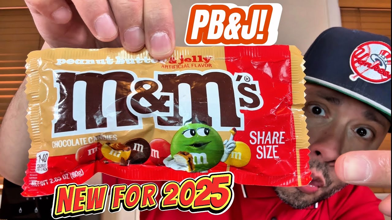 M&M&rsquo;s&reg; PEANUT BUTTER & JELLY REVIEW! DO THEY TASTE LIKE THE REAL DEAL?