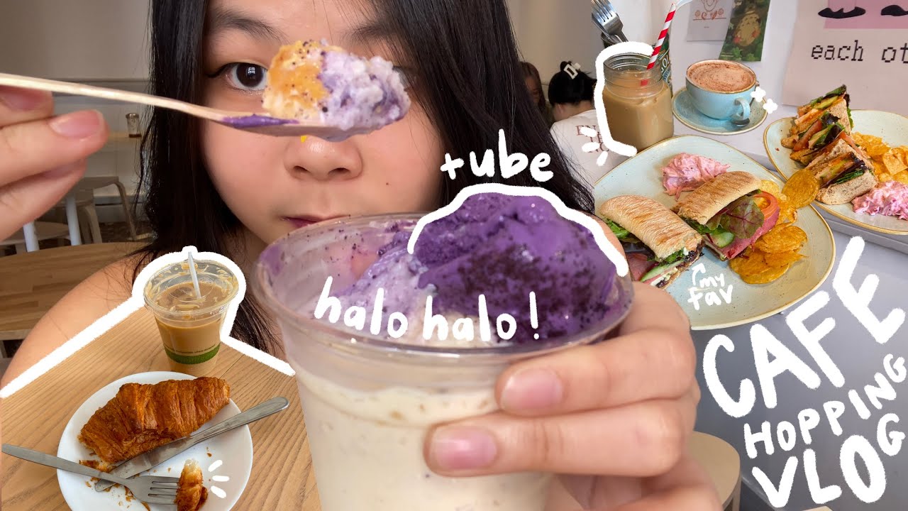 cafe hopping in newcastle ☕️🥐 (halo halo, olives & beans, best coffee…)