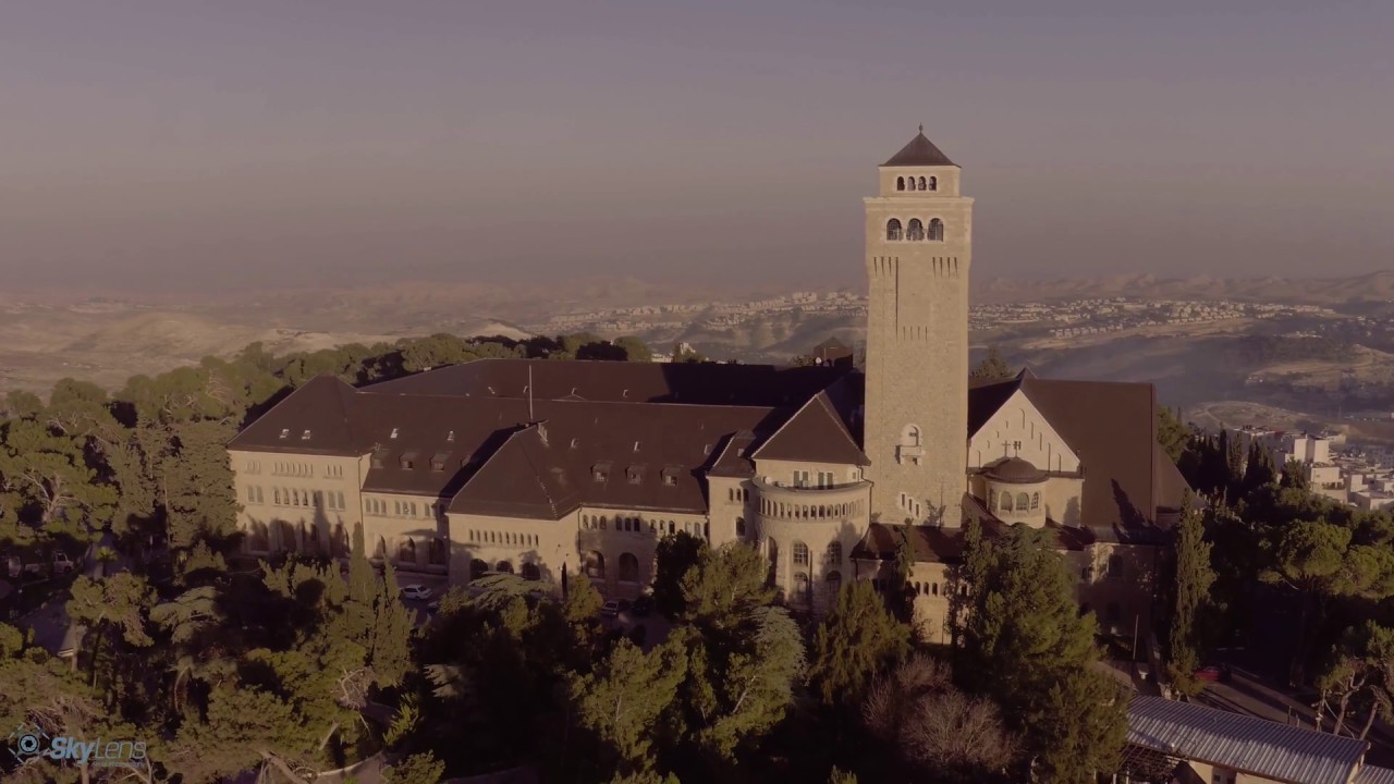 Augusta victoria hospital, Jerusalem, ISRAEL, 4k