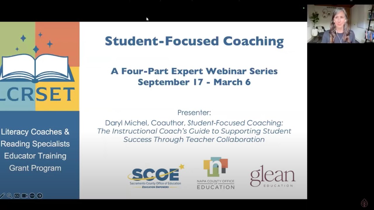 SCOE + Glean | Student-Focused Coaching with Daryl Michel (Webinar 4 of 4) | March 6, 2025