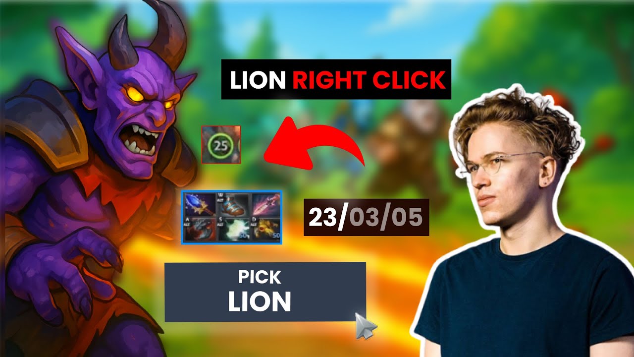 Topson Smurfing Lion Mid at 14K MMR! in Patch 7.39d