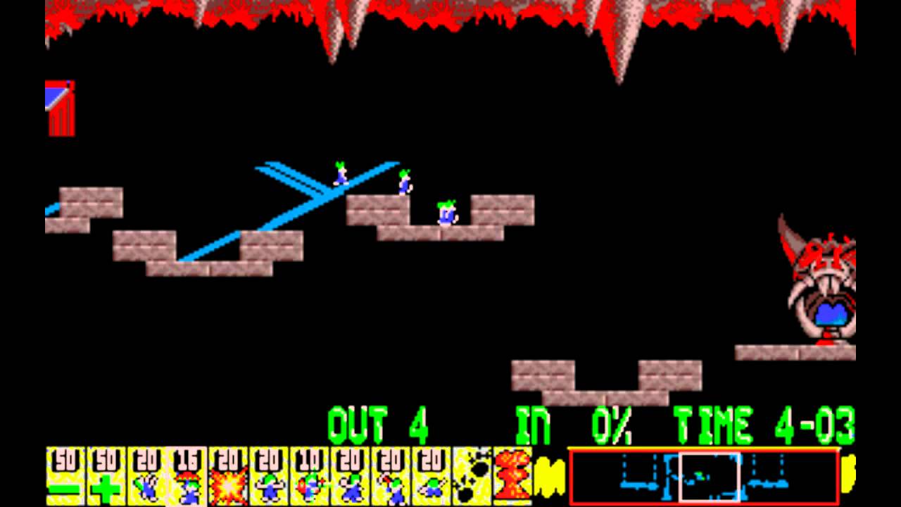 Lemmings [PC] - Level 6 (Tricky): Lemmingology