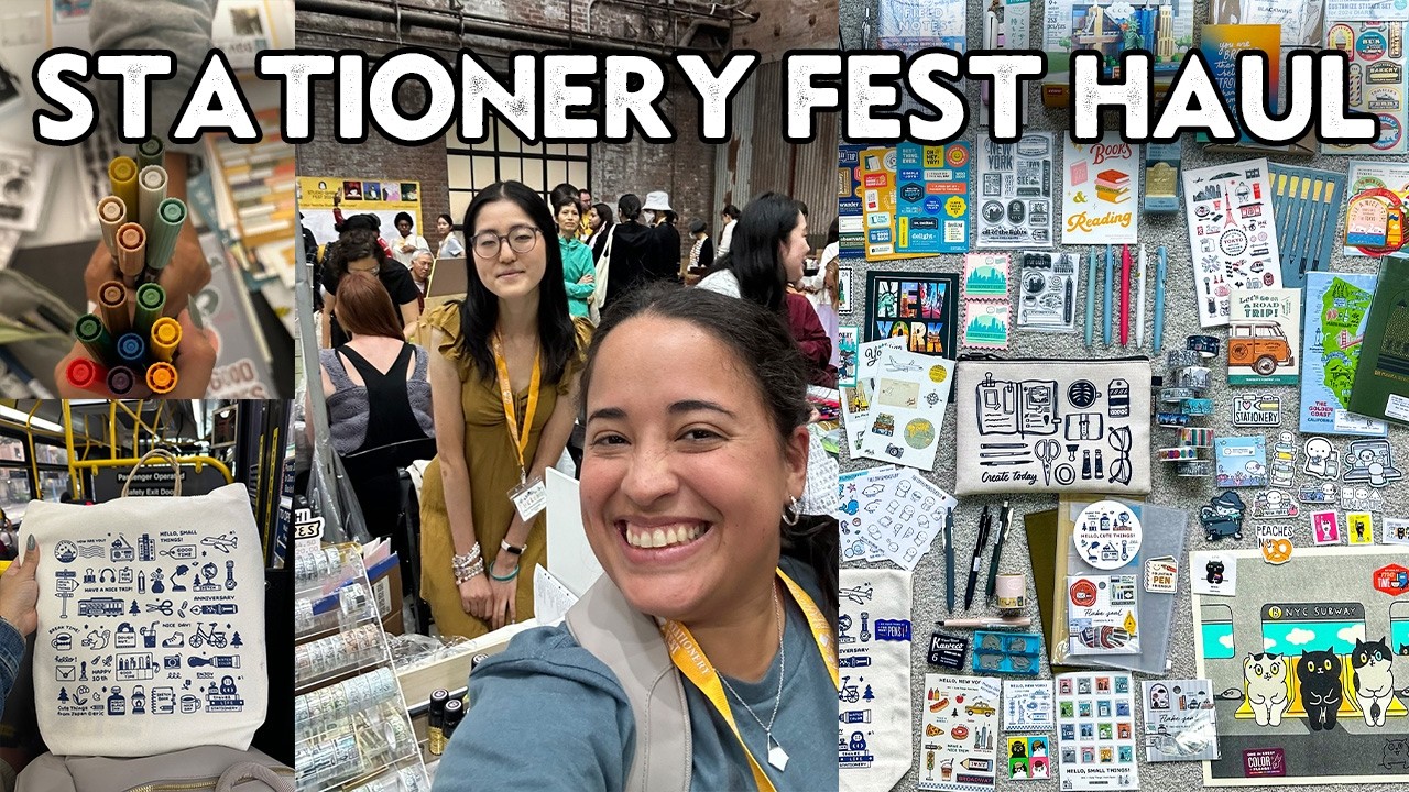 HUGE NYC Stationery Fest Haul 2024 | Unboxing