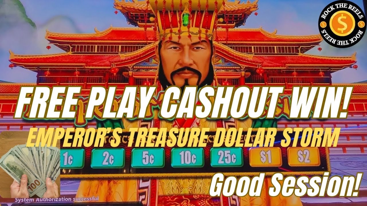 Dollar Storm Emperor&rsquo;s Treasure | Free Play Turned Cashout! Good Session, No Jackpot