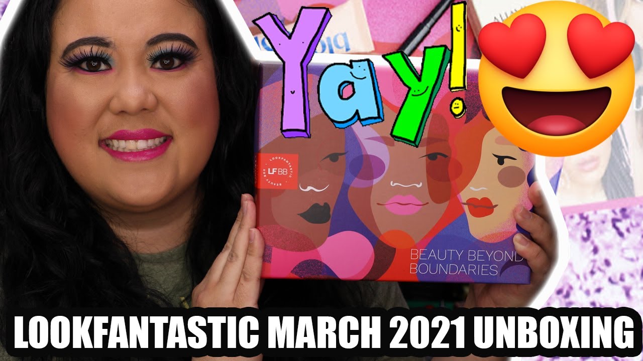 LOOKFANTASTIC MARCH 2021 UNBOXING || ayyyeeeitsamanda