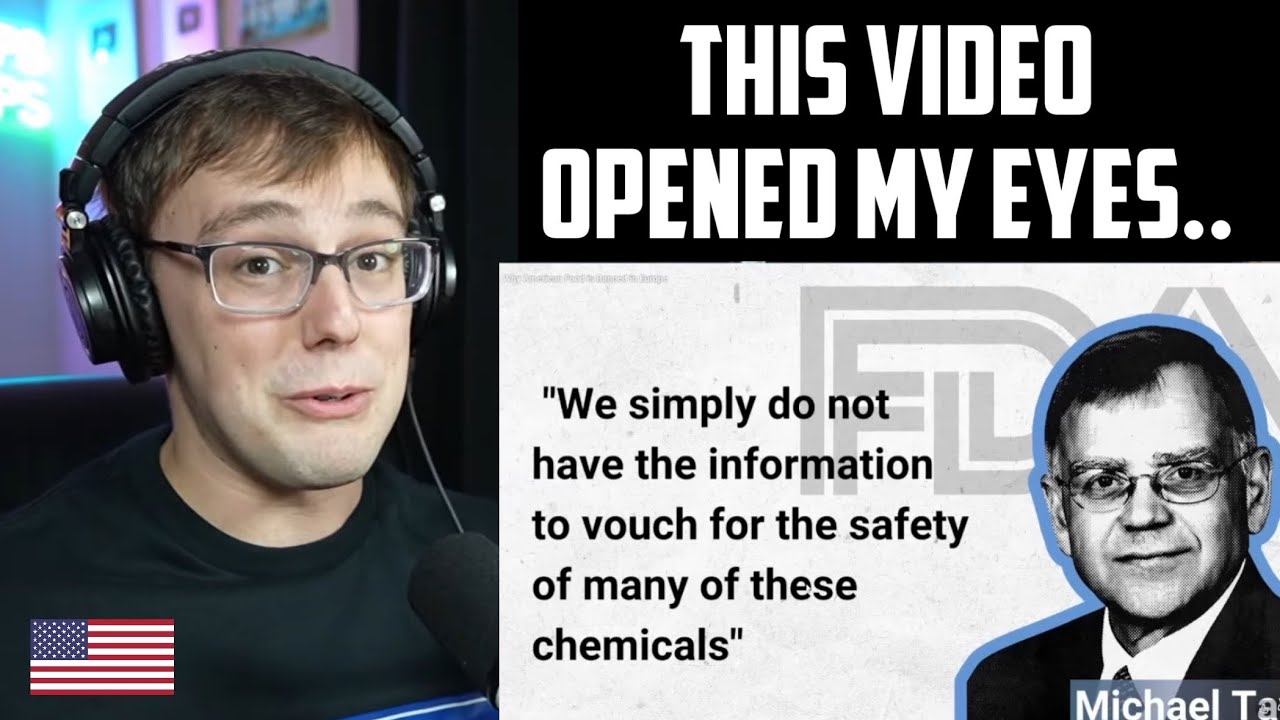 American Reacts to Why 🇺🇸 Food is Banned in Europe