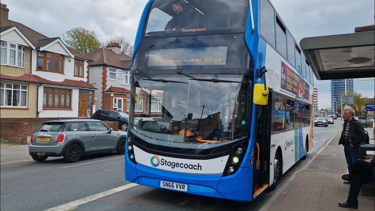 *Unexpected Bus* Stagecoach South East 10704 SN66VVR On TFL Bus Route 247 Part 2