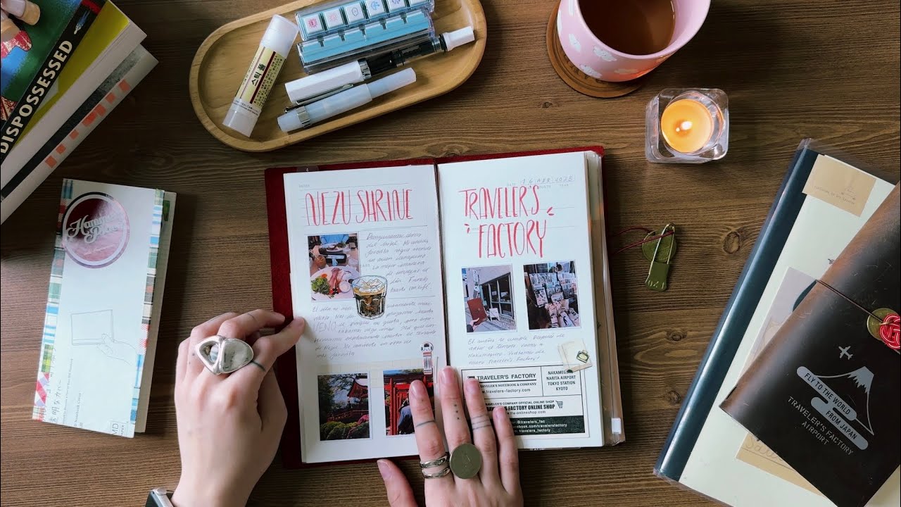 Japan travel journal flip through | a reflection on travel journaling