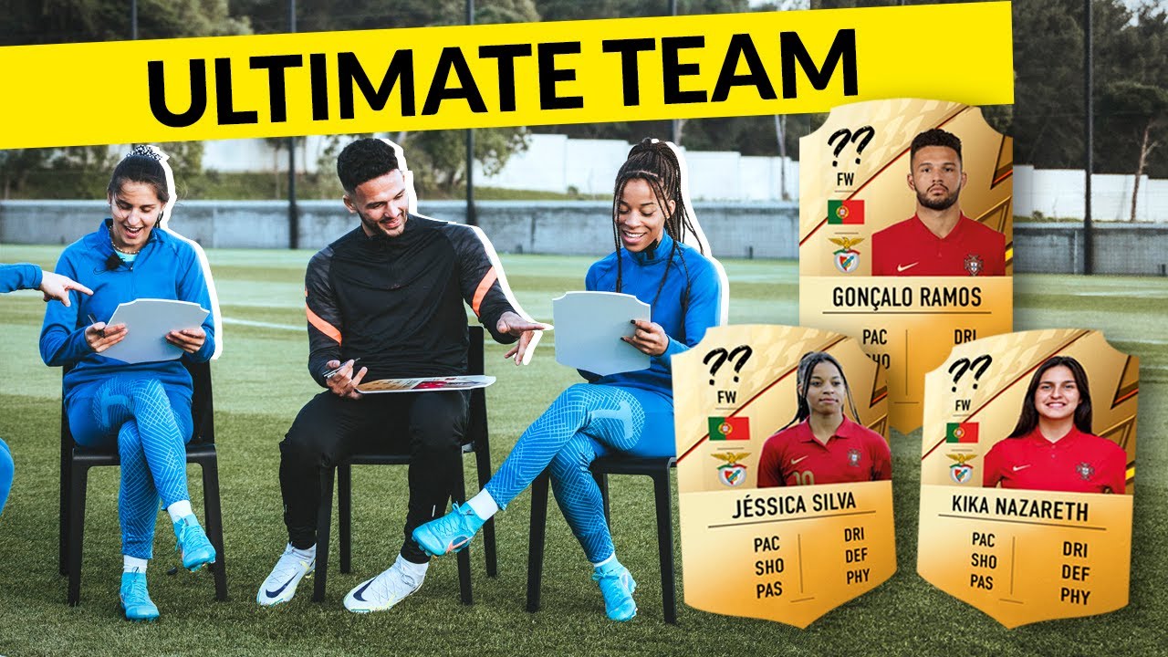 NOVOS RATINGS FIFA 22 com jogadores do SL BENFICA | Jéssica Silva, Kika Nazareth e Gonçalo Ramos