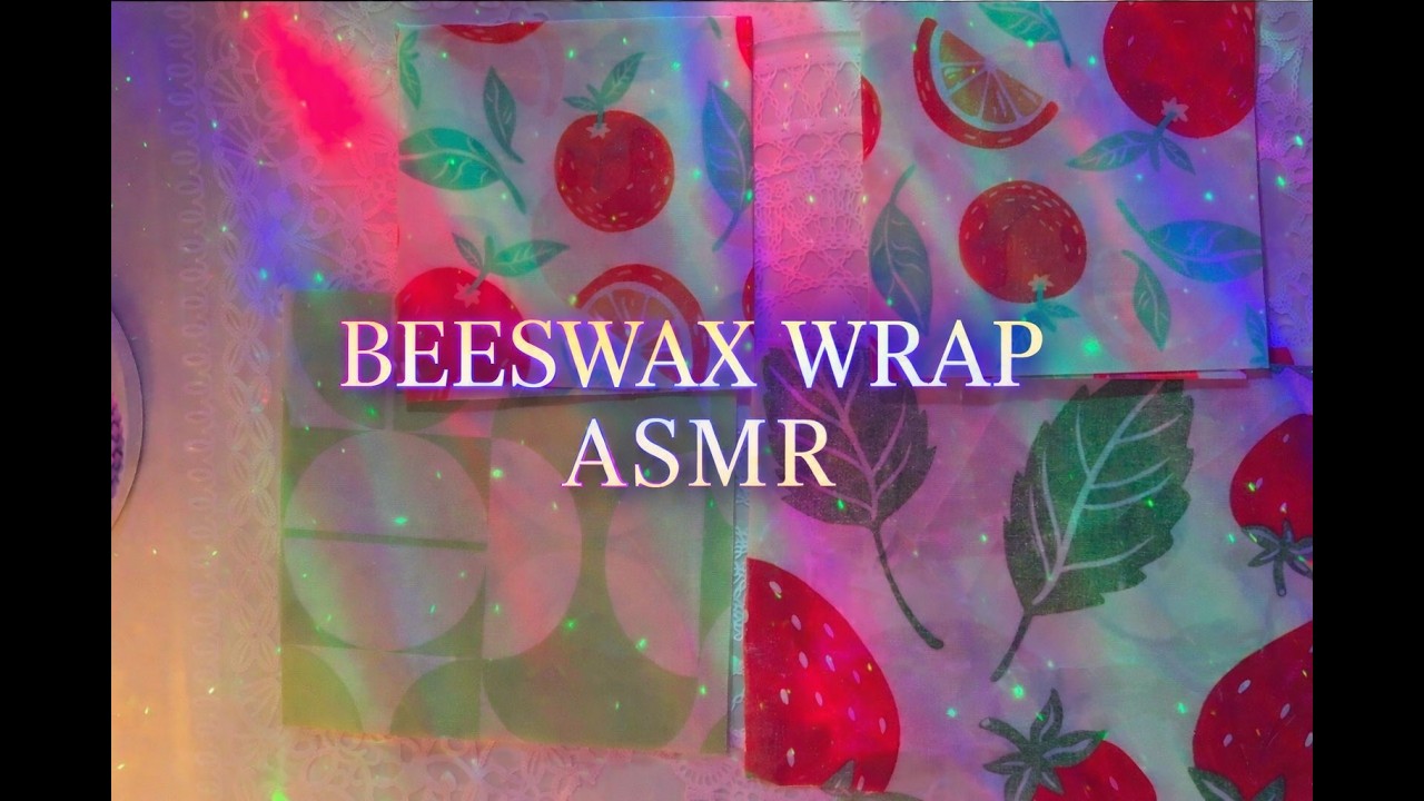 Beeswax Wrap ASMR | Sticky & Satisfying Sounds