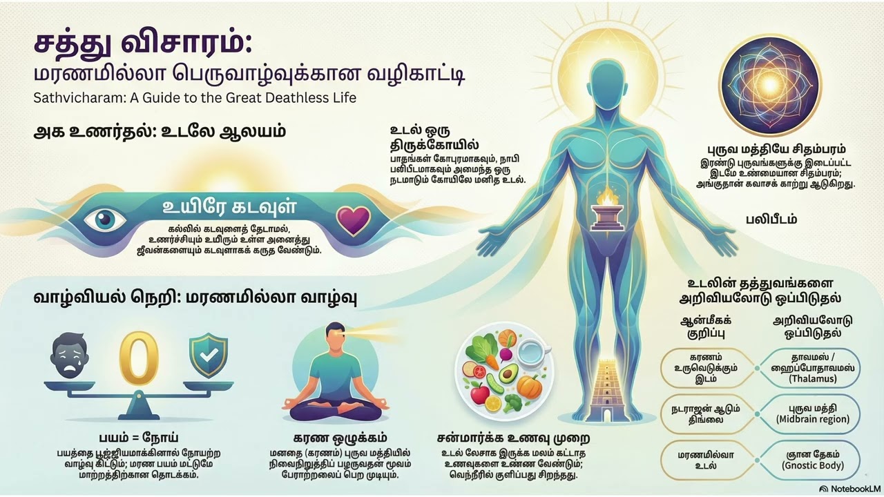 உடலே ஆலயம் மரணமில்லா வாழ்வின் ரகசியம்