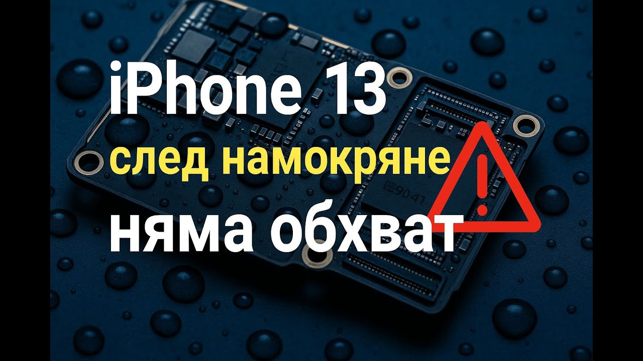 Ремонт на телефон iPhone 13 няма сигнал. Iphone 13 after water damage no signal