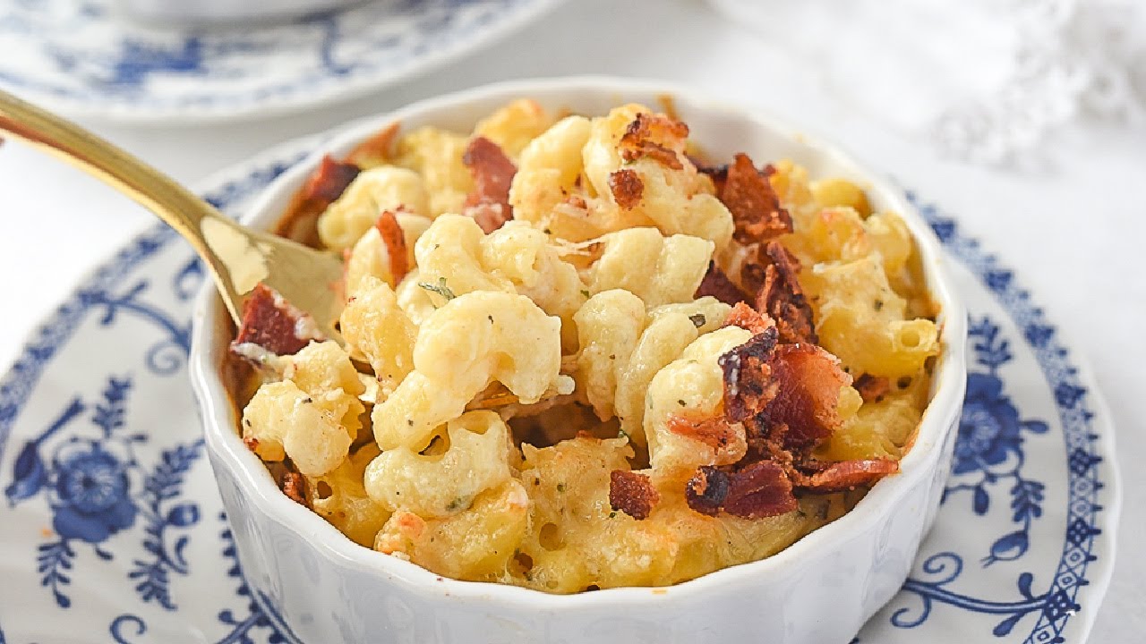 РЕЦЕПТ ЗАПЕЧЕННЫХ МАКАРОН С СЫРОМ {НА ДВОИХ}