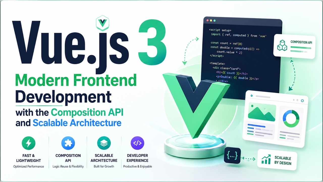 Vue.js 3 – Современная разработка фронтенда с использованием Composition API и масштабируемой арх...