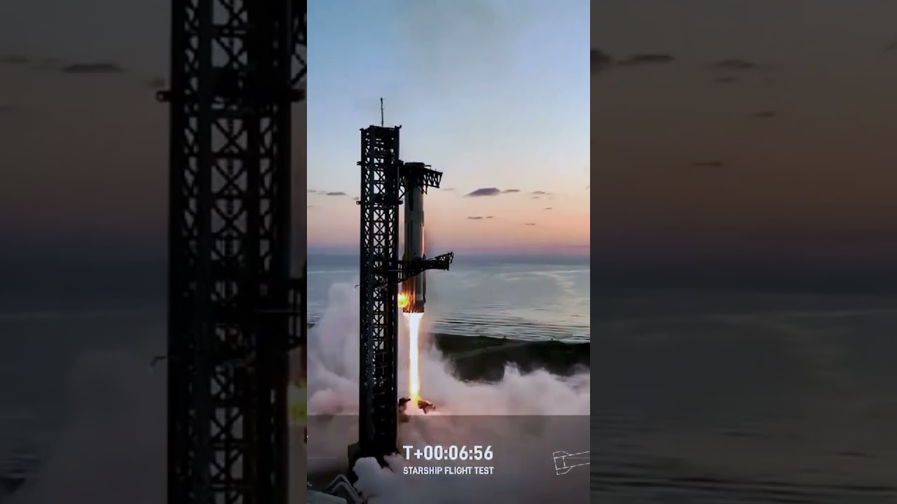 BREAKING NEWS: SpaceX booster rocket successfully returns to the same tower it launched from.