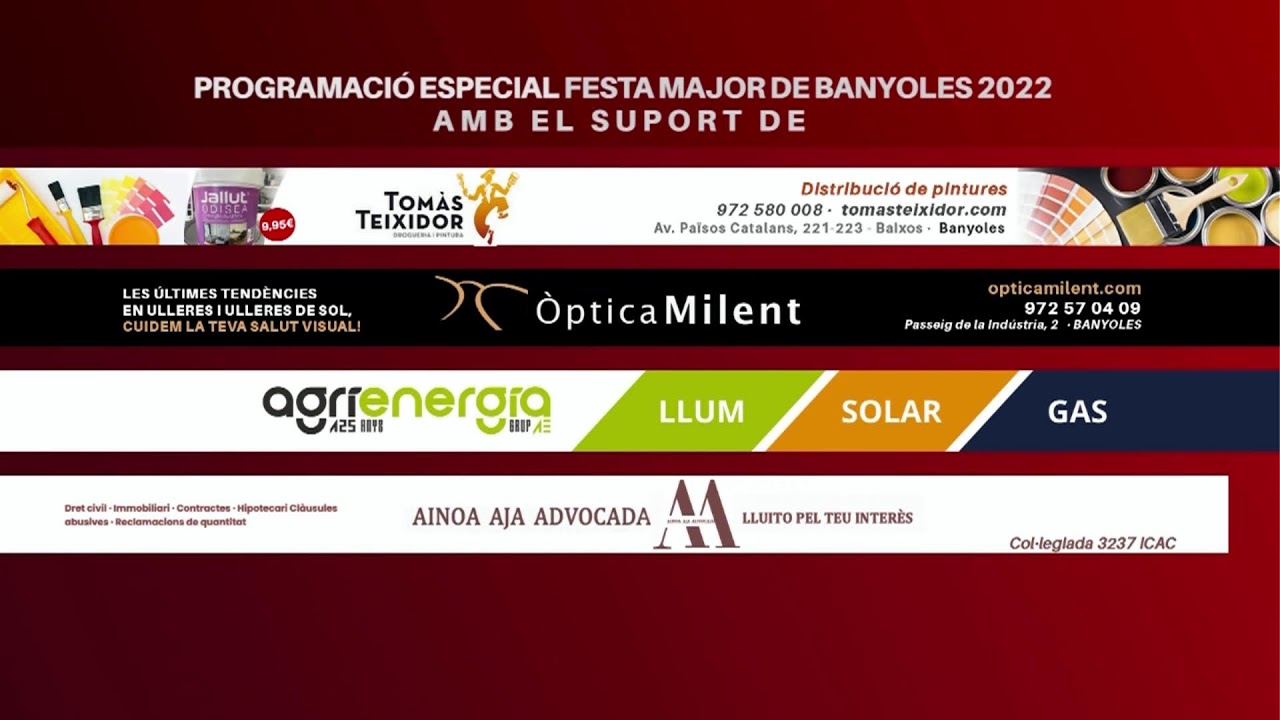 [DIRECTE] Retransmissió especial Festa Major de Banyoles 2022