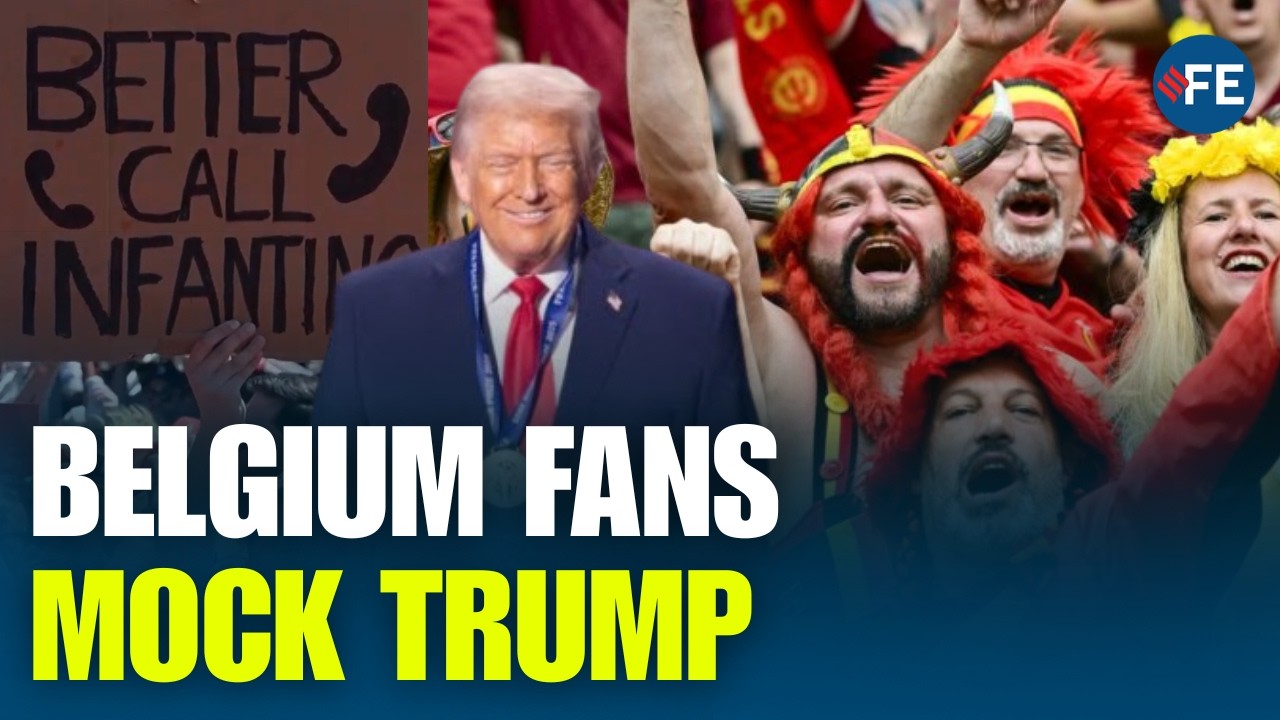 Donald Trump Mocked By Belgium Fans After USA&rsquo;s Defeat As Brutal Chants Echo | FIFA World Cup