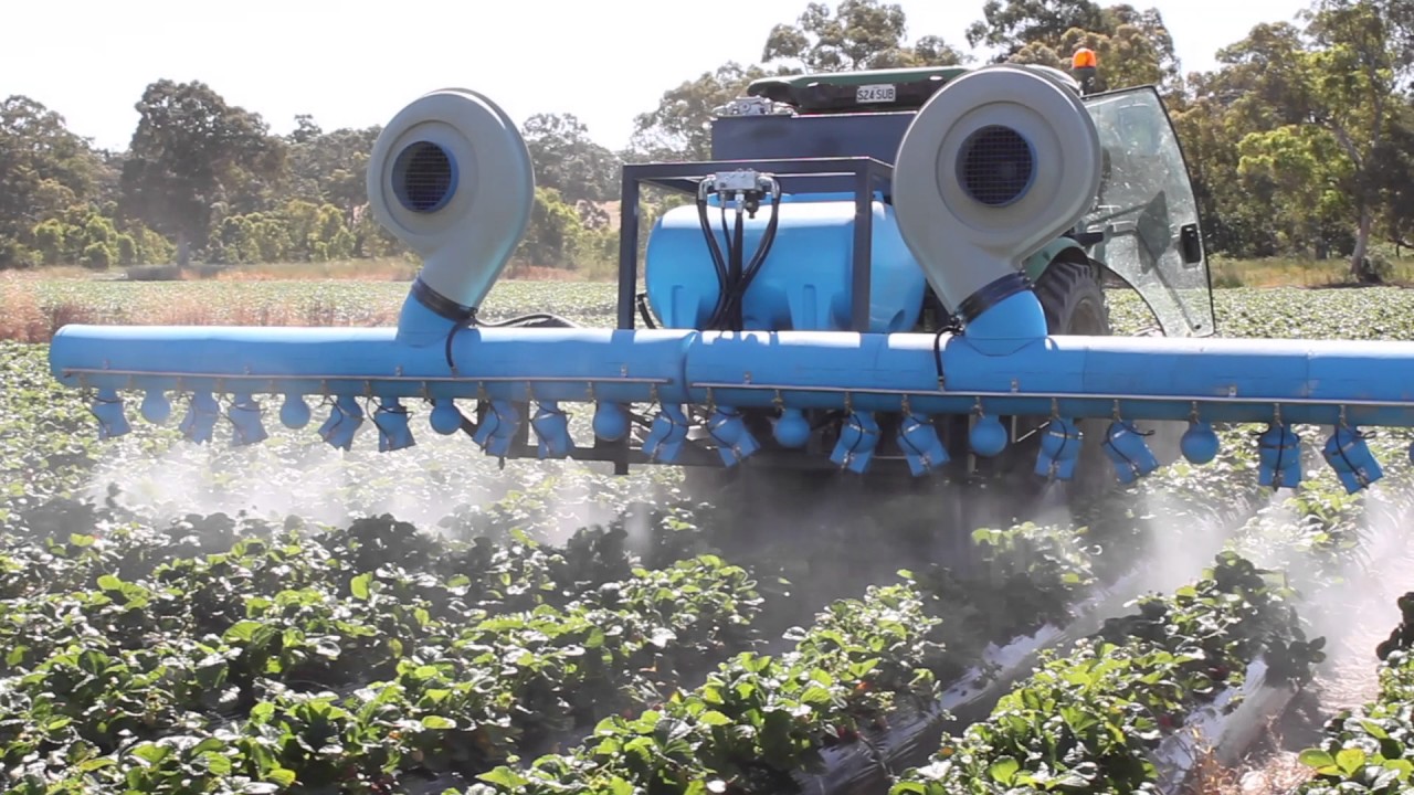 Interlink Strawberry - 8 Row Ballistic Crop Sprayer!