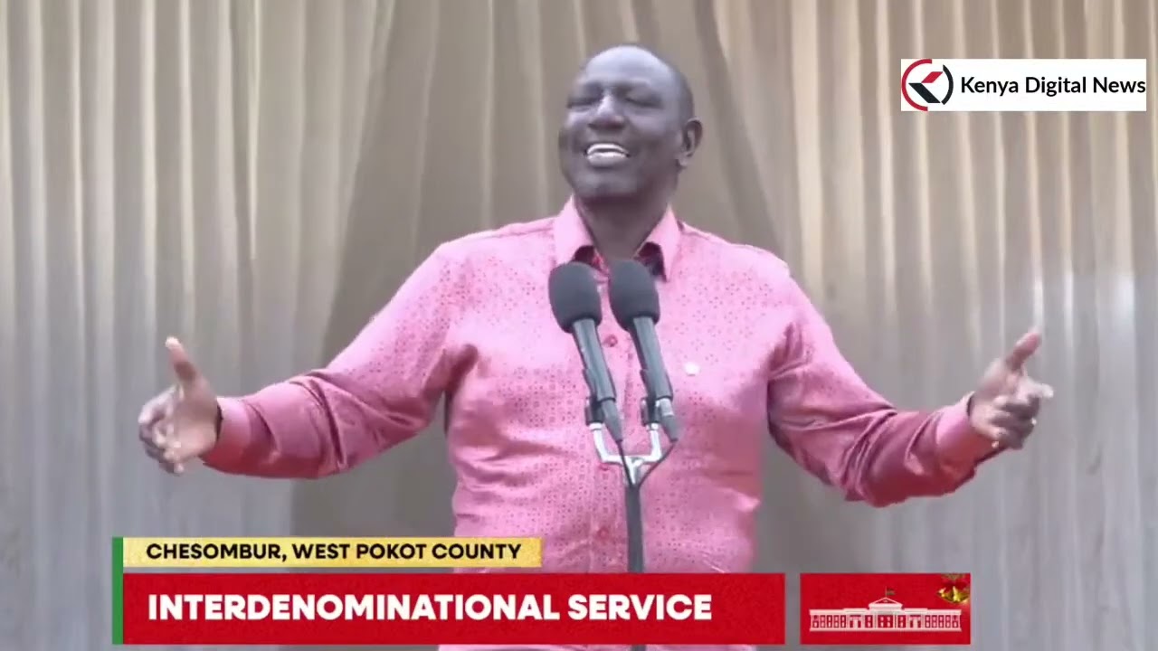 Chama ni UDA, Lonyangapuo Umesikia, David Pkosing Umesikia? President Ruto says